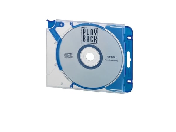 Durable 526906, DVD-etui, 1 disker, Blå, Gjennomsiktig, 5 stykker