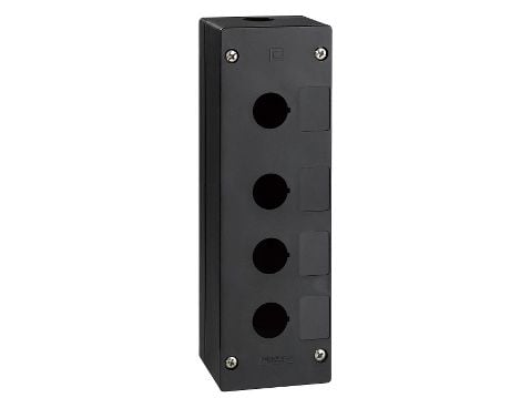 Trykknapbox 4 hul aggresivt m f/ZB5AC
