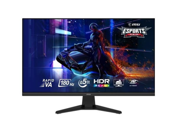 MSI MAG 325QF E18V, 80 cm (31.5"), 2560 x 1440 piksler, Wide Quad HD, LED, 0,5 ms, Svart