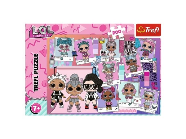 Puzzle 200 elements L.O.L Surprise Lovely dolls