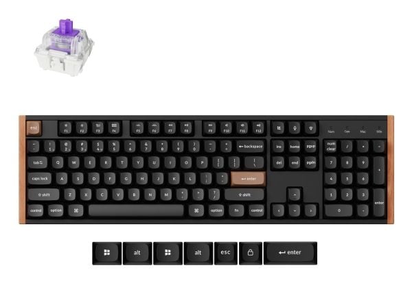 Näppäimistö Keychron K10 HE Special Edition Gateron Double-Rail Magnetic Nebula (K10H-F1)