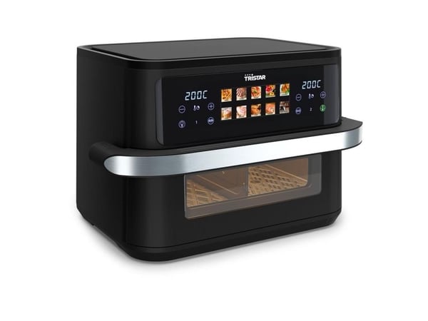 Tristar , Varmluftsfrityr, 10 l, 80 °C, 200 °C, 60 min, Dobbel Tristar , Varmluftsfrityr, 10 l, 80 °C, 200 °C, 60 min, Dobbel