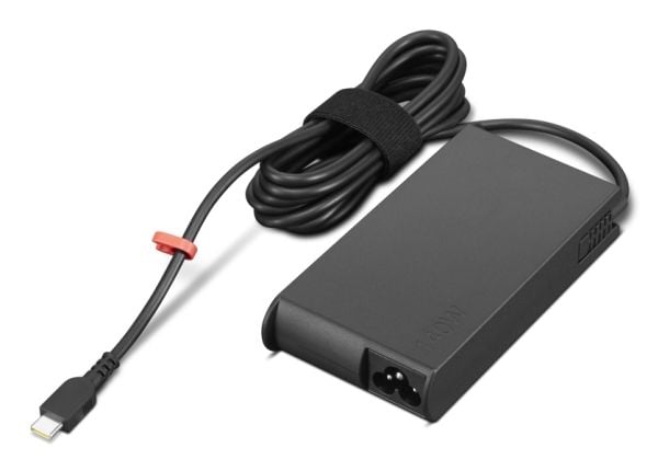 Lenovo - Strømadapter - GaN, slank - AC 115-230 V - 140 watt - Europa - svart
