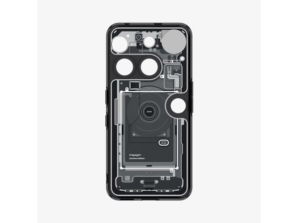 Spigen Ultra Hybrid Zero One, Suojus, Nothing, Phone 3, 16,9 cm (6.67"), Läpinäkyvä
