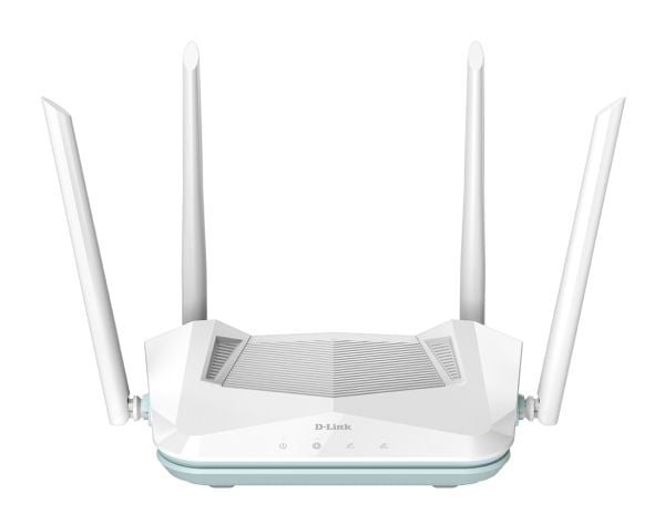 D-Link EAGLE PRO AI R15 - Trådløs ruter 3-portssvitsj - 1GbE - Wi-Fi 6 - Dobbeltbånd