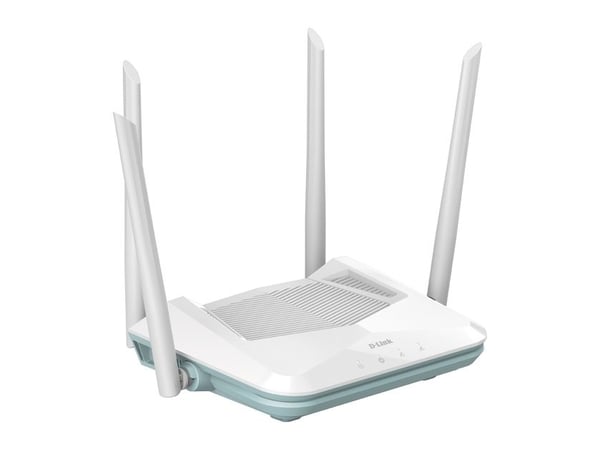 D-Link EAGLE PRO AI R15 - Trådløs ruter 3-portssvitsj - 1GbE - Wi-Fi 6 - Dobbeltbånd
