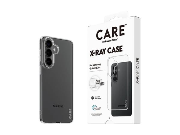 CARE by PanzerGlass X-Ray - Baksidedeksel for mobiltelefon - termoplast-polyuretan (TPU) - gjennomsiktig - for Samsung Galaxy S26+