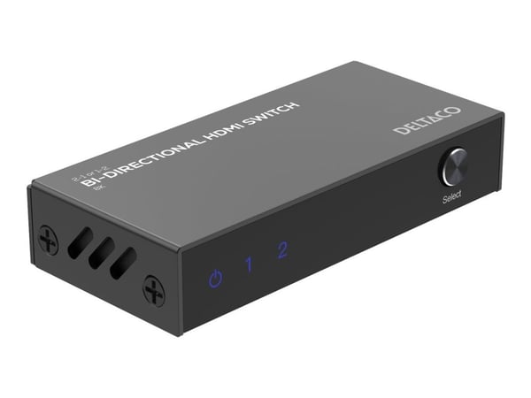 Dvikryptis HDMI jungiklis DELTACO, 1-2 tai 2-1, 8K@60Hz / HDMI-7052 / 1903450