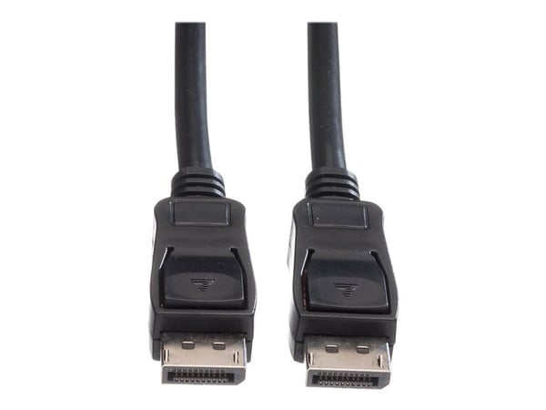 VALUE - DisplayPort-kabel - DisplayPort hann til DisplayPort hann - 2 m - skjermet - svart
