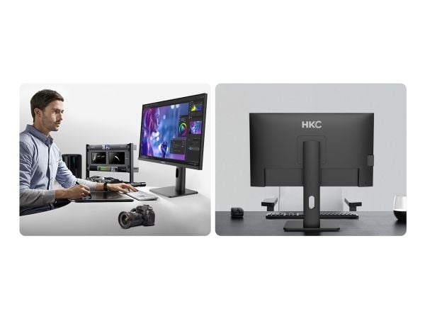 HKC B2742A, 68,6 cm (27"), 3840 x 2160 piksler, 4K Ultra HD, Svart