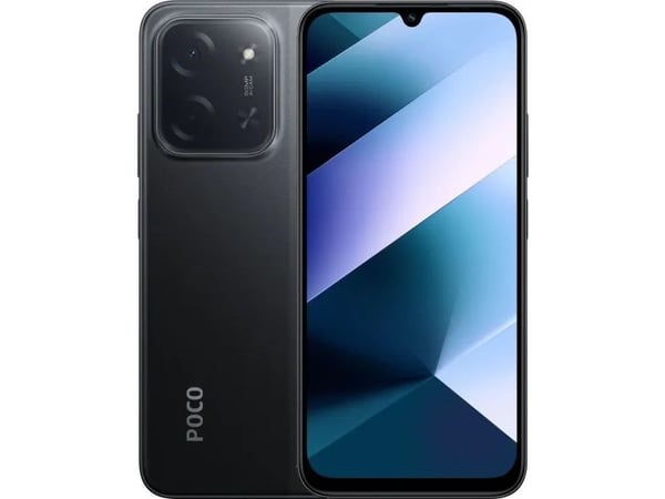 POCO C85, 17,5 cm (6.9"), 1600 x 720 pikseliä, 6 GB, 128 GB, 50 MP, musta