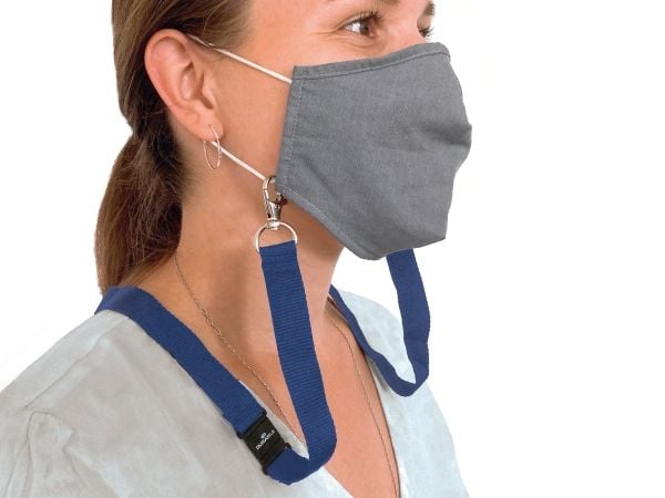 Durable 852807, Ansiktsmask, Textil, Blå, 44 cm, 20 mm