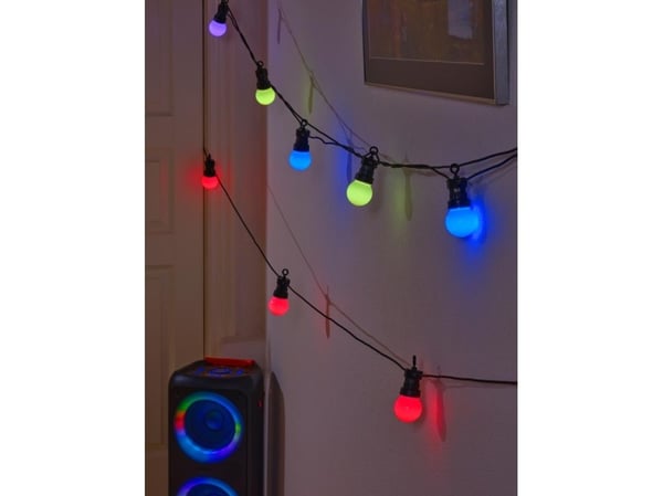 DENVER SLP-510 - Dekorasjonslampe - LED x 10 - RGB/hvitt lys