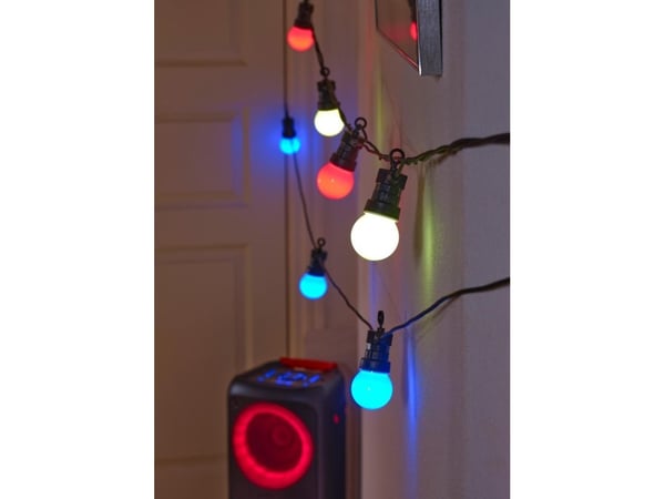 DENVER SLP-510 - Dekorasjonslampe - LED x 10 - RGB/hvitt lys