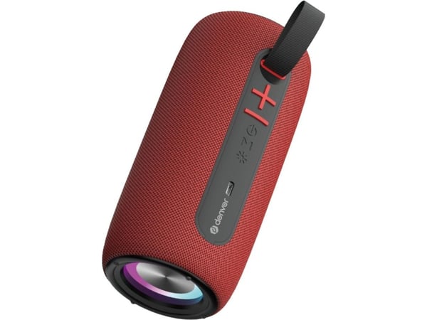 DENVER BTL-360 - Høyttaler - for bærbar bruk - trådløs - Bluetooth - 10 watt - bordeaux