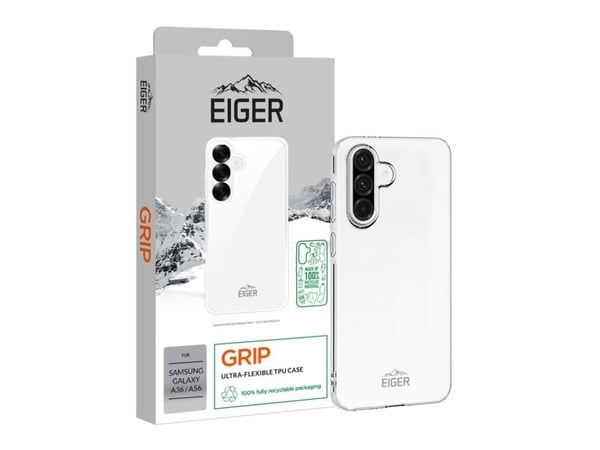 EIGER EGCA00720, Suojus, Samsung, Galaxy A56 / A36, 17 cm (6.7"), Läpinäkyvä