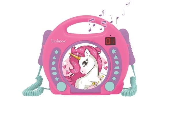 Lexibook Disney Stitch RCDK100, 265 g, Rosa, Bærbar CD-spiller