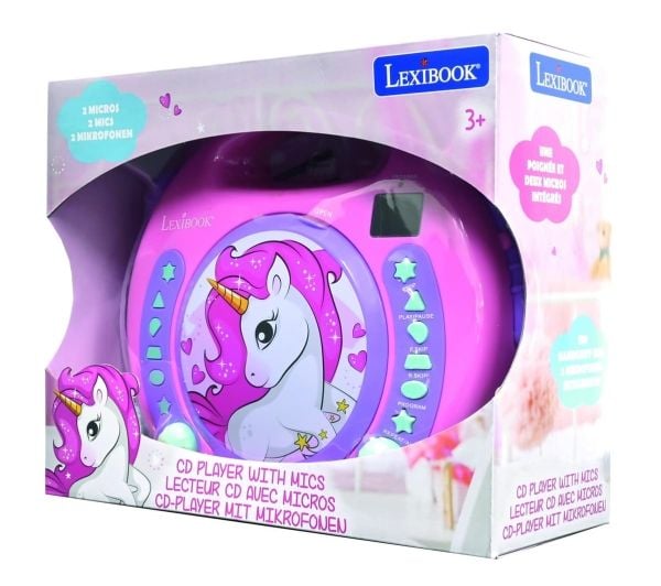 Lexibook Disney Stitch RCDK100, 265 g, Rosa, Bærbar CD-spiller