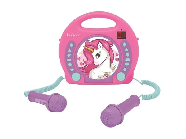 Lexibook Disney Stitch RCDK100, 265 g, Rosa, Bærbar CD-spiller