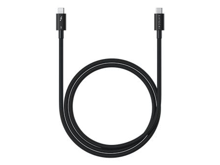 Satechi ST-YTB5100K, Mies, Mies, 1 m, 120 Gbit/s, Musta, Pyöreä Satechi ST-YTB5100K, Mies, Mies, 1 m, 120 Gbit/s, Musta, Pyöreä