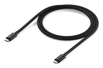 Satechi ST-YTB5100K, Mies, Mies, 1 m, 120 Gbit/s, Musta, Pyöreä