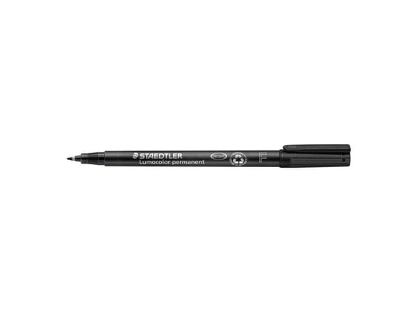 Staedtler 318-9, Musta, Pyöreä pää, Musta, Polypropeeni (PP), Hienojakoinen, 0,6 mm