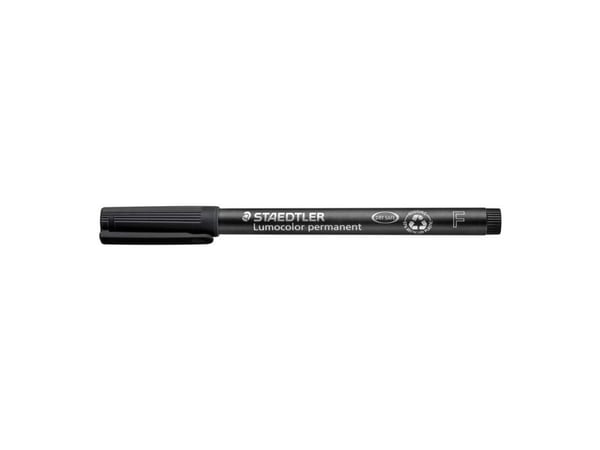 Staedtler 318-9, Musta, Pyöreä pää, Musta, Polypropeeni (PP), Hienojakoinen, 0,6 mm