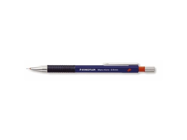 Staedtler Mars Micro, Blå, Sort, B, 0,9 mm, Rund, Metallia