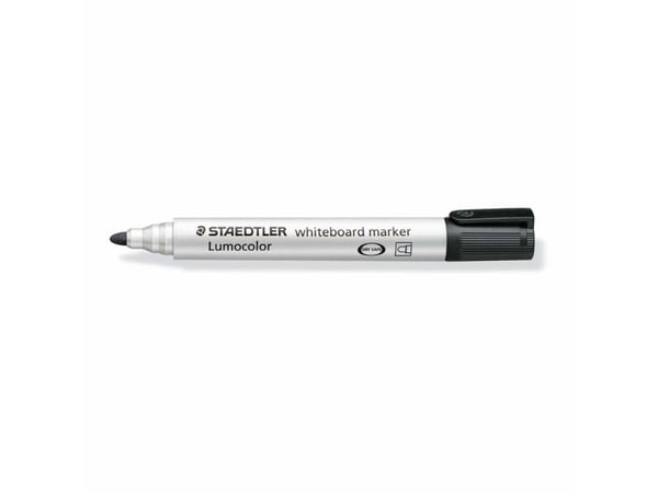 Staedtler 351, 1 kpl, Musta, Pyöreä pää, Musta, Valkoinen, Valkoinen, Polypropeeni (PP)