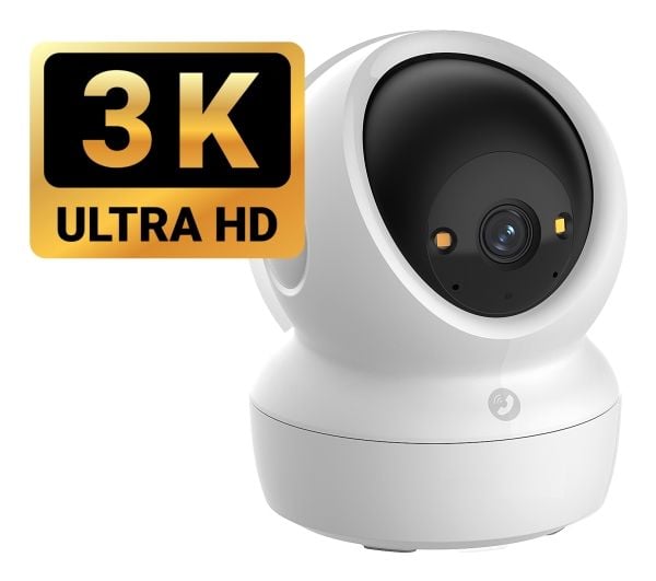 EZVIZ H6c G1 3K, IP-sikkerhetskamera, Innendørs, Ledning & Trådløs, 1,9 dBi, CE / UL / WEEE / REACH / RoHS, Tak/vegg/skrivebord