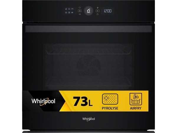 Whirlpool WOI4S8PM0SBA - Ovn - med dampfunksjon - innebygd - fordypning - bredde: 56 cm - dybde: 55 cm - høyde: 58.3 cm - med selvrens - Klasse A+ ...