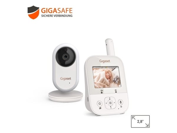 Gigaset BABY 300 Video, 300 m, 60 min, 50 m, 300 m, Valkoinen, LCD