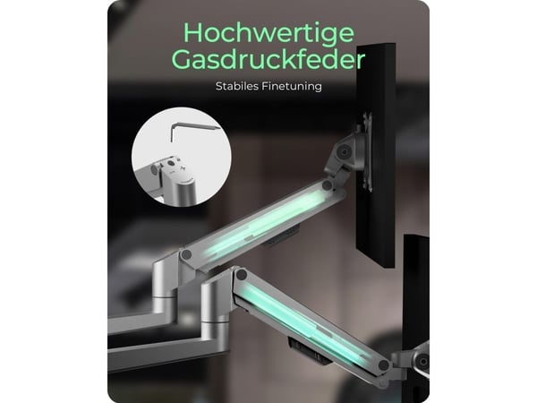 ICY BOX - Monteringssett (klemmemonteringsbase, skrivebordsmalje, 3 displaymonteringer) - justerbar arm - for 3 LCD/plasma-paneler - plastikk, stål...