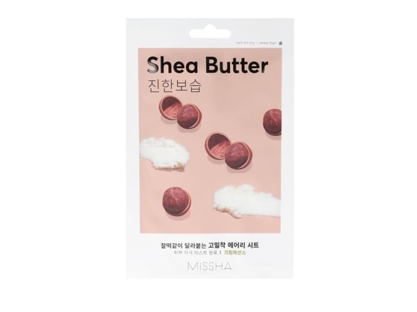 MISSHA Airy Fit sheet mask med sheasmør, 19 ml