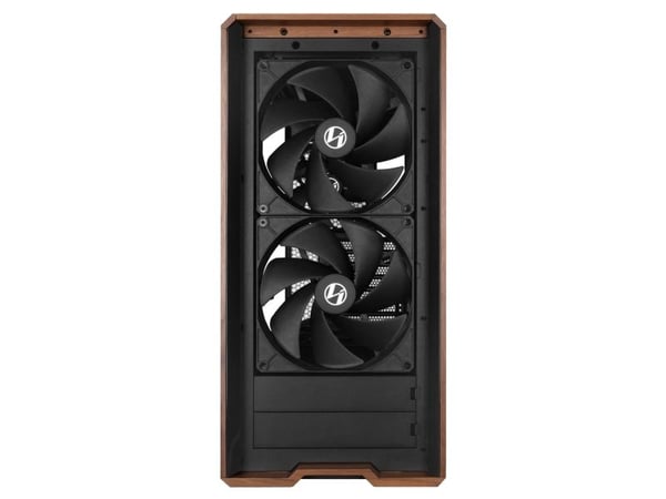 Lian Li Lancool LAN217X, Midi Tower, PC, Svart, Tre, ATX, EATX, SSI EEB, Stål, Herdet glass, Tre, 18 cm
