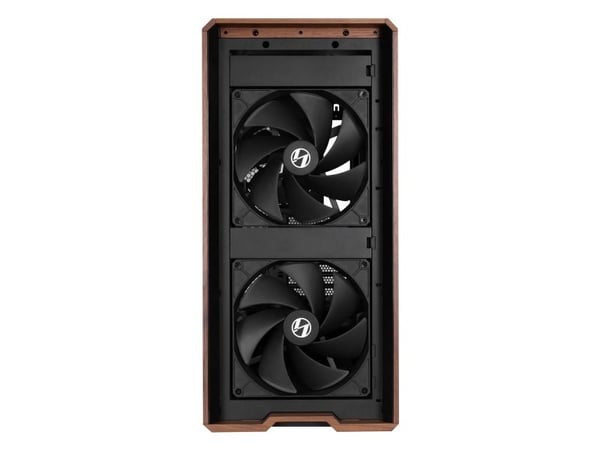 Lian Li Lancool LAN217X, Midi Tower, PC, Svart, Tre, ATX, EATX, SSI EEB, Stål, Herdet glass, Tre, 18 cm
