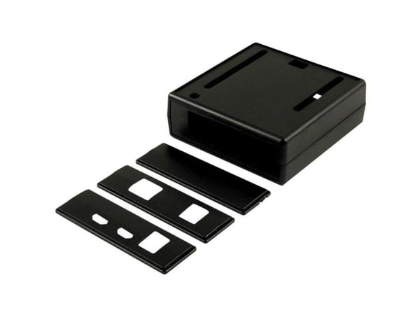 Hammond Electronics 1593HAMARBK MC-kabinett for Arduino sort Hammond Electronics 1593HAMARBK MC-kabinett for Arduino sort