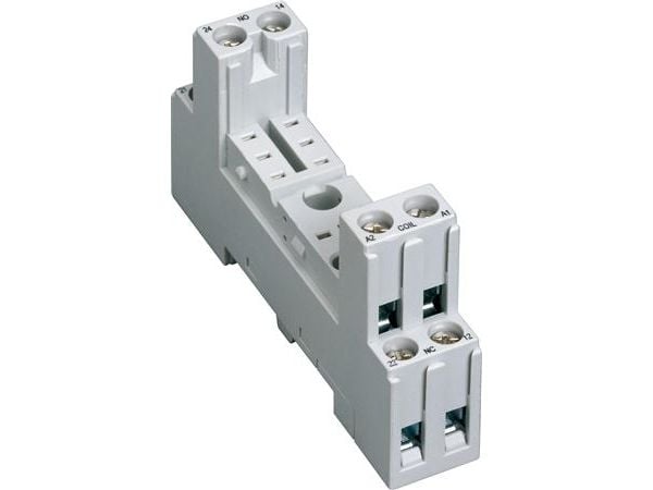 ABB Logischer Sockel CR-PLS, Kontaktor, Grå, AC/DC, 15,5 mm, 61 mm, 75 mm
