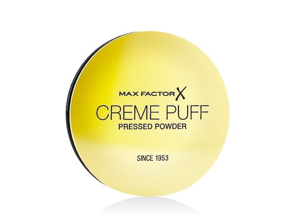 Max Factor Crème Puff, Universell, Translucent, Kompakt hus, Komprimert Pulver, Matte, 21 g