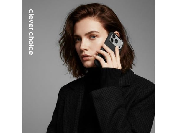 Crong Color Cover Magnetic, Etui, Apple, iPhone 17 Pro, 16 cm (6.3"), Svart