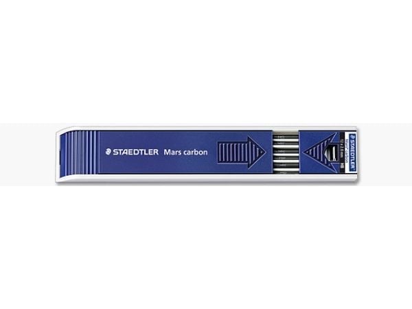 Stifter Staedtler Mars, HB, 2 mm, koffert med 12 stifter