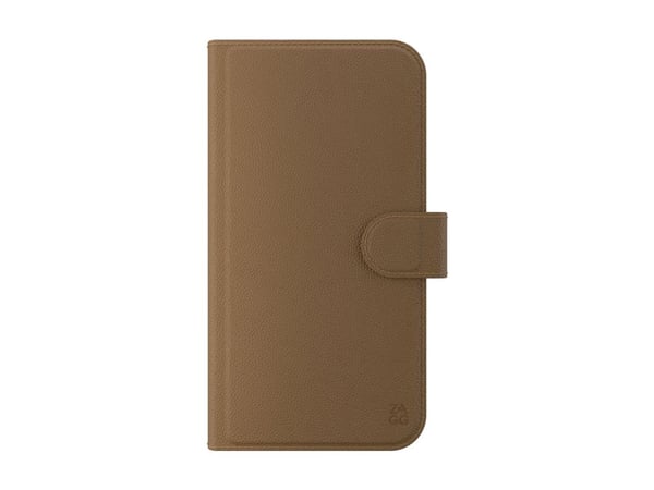 Zagg - Lommebok for mobiltelefon - fauxlær - brun - for Apple iPhone 13, 14, 15