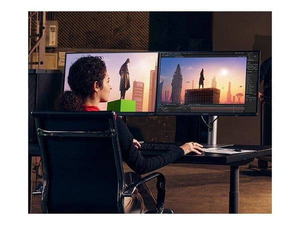 ASUS ProArt PA248QFV - LED-skjerm - 24" (24.1" synlig) - 1920 x 1200 WUXGA @ 100 Hz - IPS - 350 cd/m² - 1500:1 - HDR10 - 5 ms - 2xHDMI, DisplayPort...