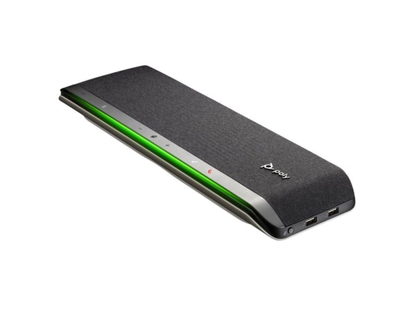 HP Poly Sync 60 - Smart høyttalertelefon - Bluetooth - kablet, trådløs - USB-A, USB-C - svart, sølv - Zoom Certified