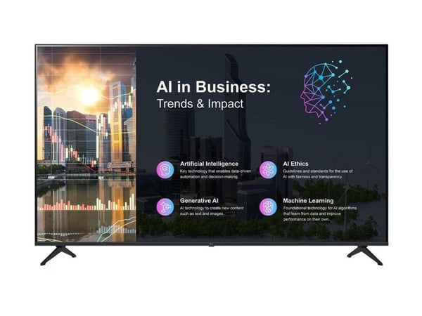 LG 55PK640S0LB - 55" Diagonalklasse PK640S Series LED-bakgrunnsbelyst LCD TV - intelligent skilting - webOS - 4K UHD (2160p) 3840 x 2160 - HDR - Di...