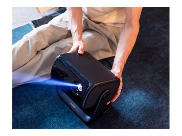 Dangbei MP1 Max - DLP-projektor - RGB laser - 3D - 3100 lumen - 3840 x 2160 - 4K - Wi-Fi / Bluetooth - mörkgrå