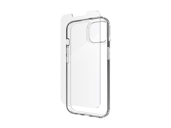 iFrogz Defence - Baksidedeksel for mobiltelefon - blank - med skjermbeskytter - for Apple iPhone 13, 13 Pro, 14, 15, 16e, 17e