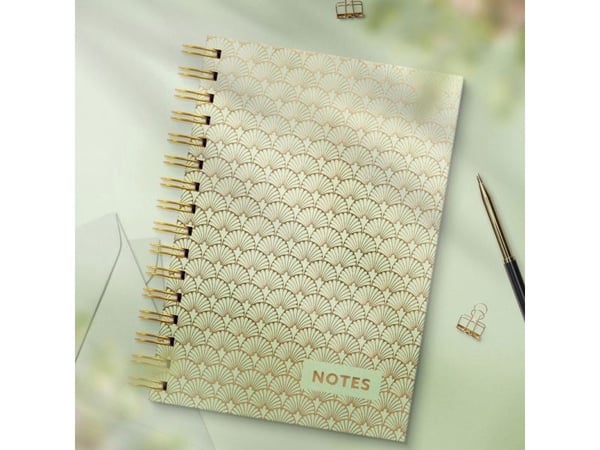 Notesbog A5 Art Deco, FSC Mix - (6 stk.)