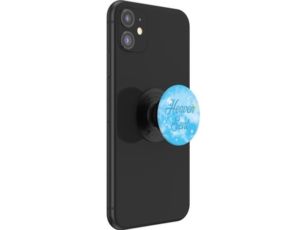 PopSockets PopGrip, Grepp, Blå, Universal, 1 styck, 75 mm, 150 mm