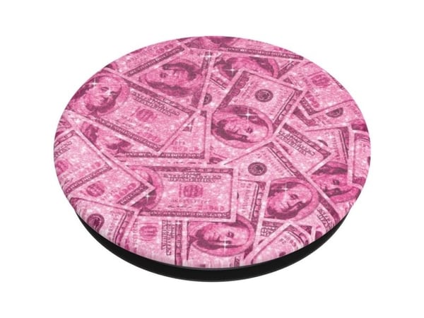 PopSockets PopGrip, Grep, Rosa, Pink Bling, Universell, 1 stykker, 75 mm